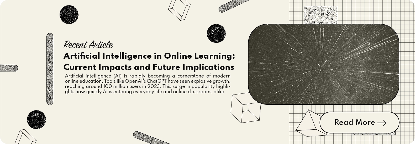 Artificial Intelligence in Online Learning